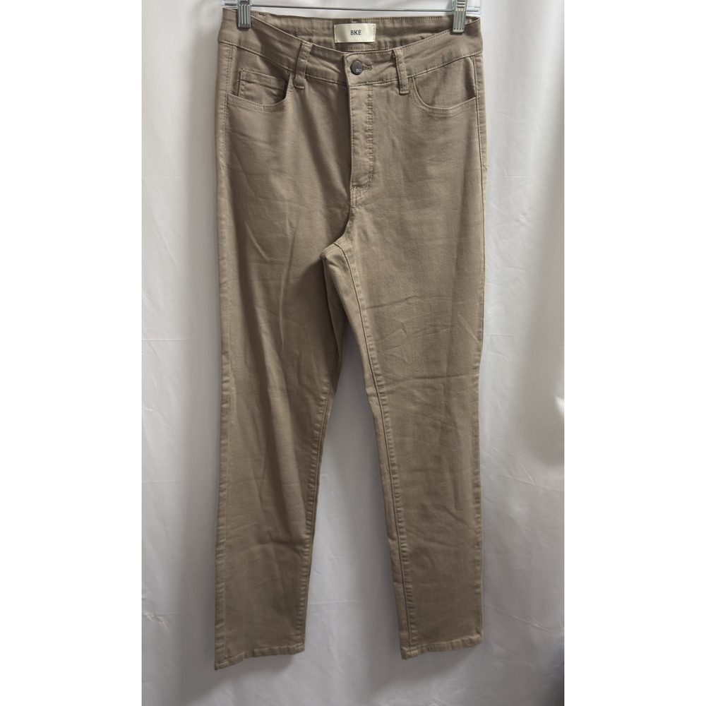 BKE Parker Classic Skinny Stretch Pant Womens 27 Khaki High Rise